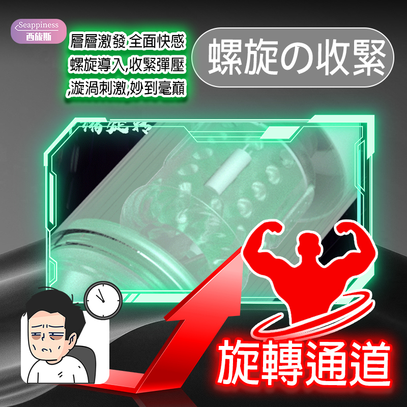 天眼飛機杯 | 7頻震動伸縮旋轉 | 雙層結構