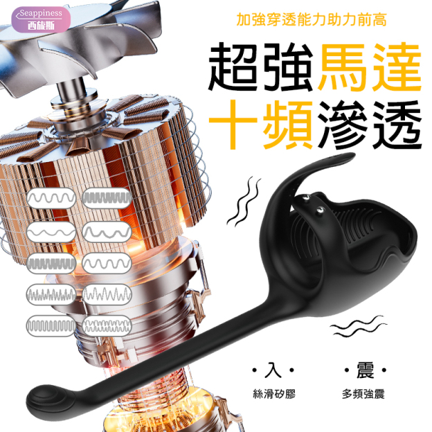 三點同潮鎻精環 | 蛋蛋按摩 | 深入刺激前列腺