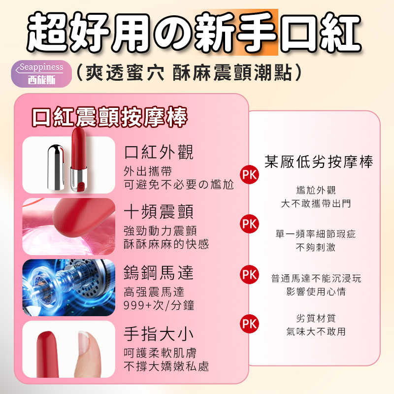 口紅跳蛋 | 口紅外觀 | 隱私攜帶