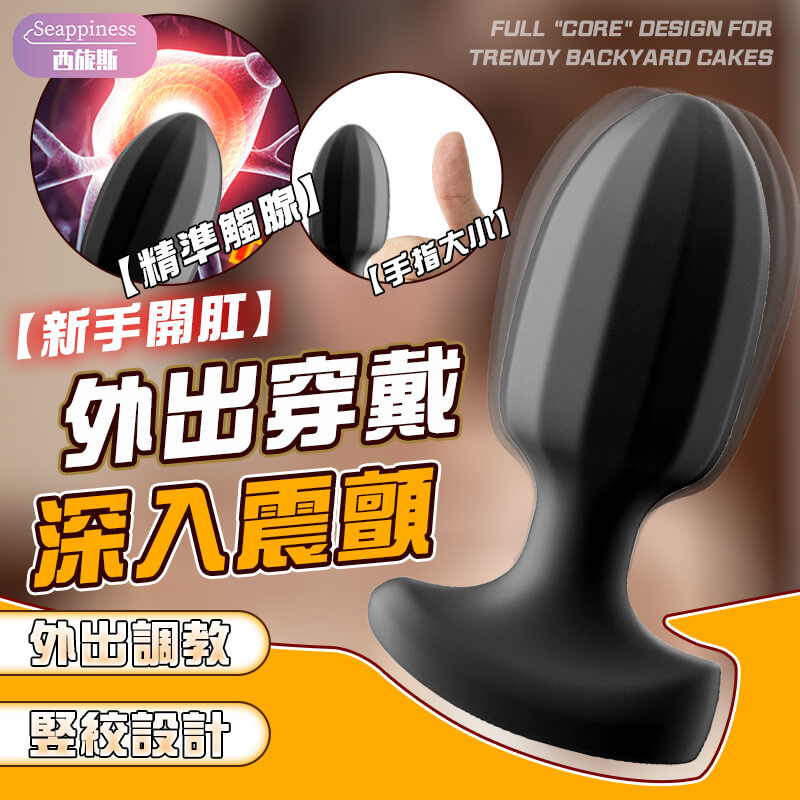 騎士一號自慰肛塞 | 小巧易入後庭 | 螺紋摩擦深入觸點