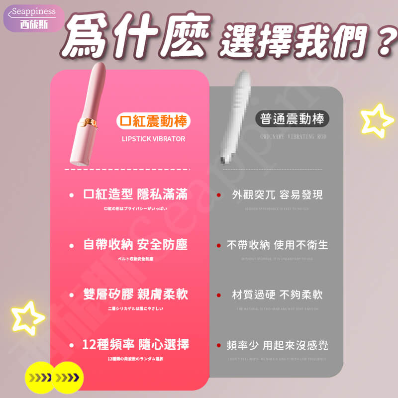 口紅按摩棒 | 隱形外觀不尷尬 | 小巧功能多