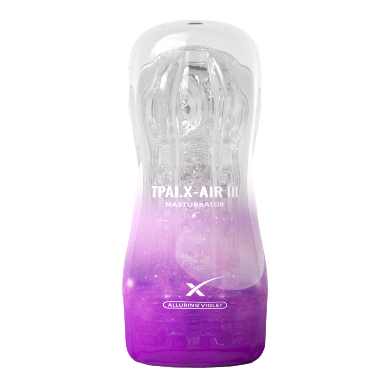 TPAI-X系列自慰訓練杯｜彩虹飛機杯Ⅲ代（含柔珠）｜空氣吮吸螺旋紋理｜只需手指一按控制不同强度｜柔珠玩法帶球射門-Seappiness