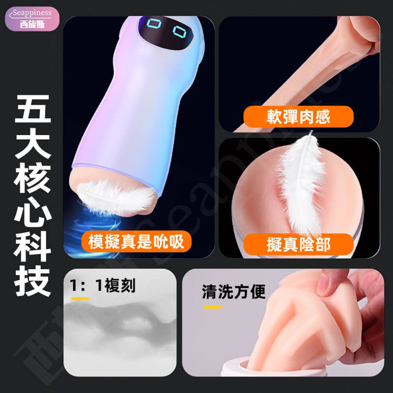 喵星人自慰杯 | 真空夾吸 | 清洗方便