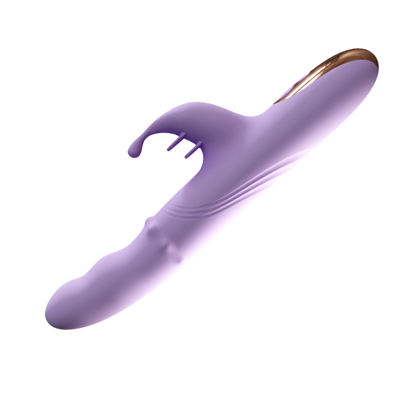 紫色悅動震動棒 | 八頻擼珠 | 七频震動