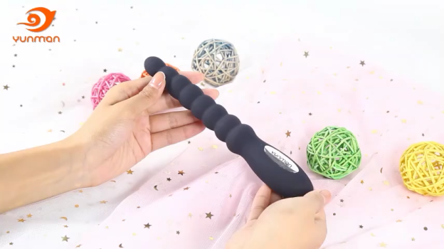 夫妻調情 後庭刺激 ｜漸變拉珠設計 十頻震動 單點刺激 ｜揉軟硅膠材質 強烈震感 精準有力