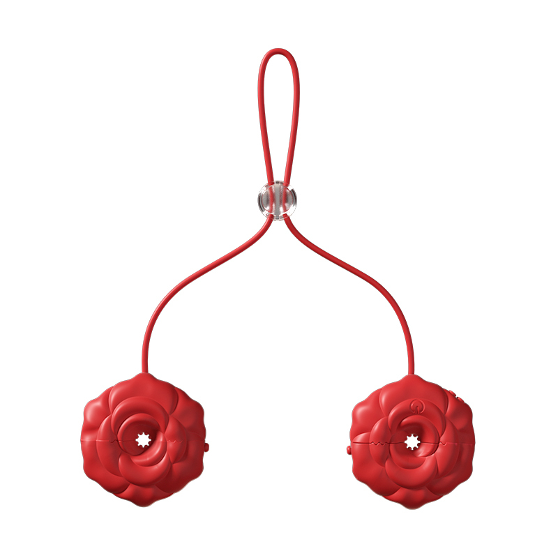 智控玫瑰乳夾 | 卡扣調教 | 乳頭夾震