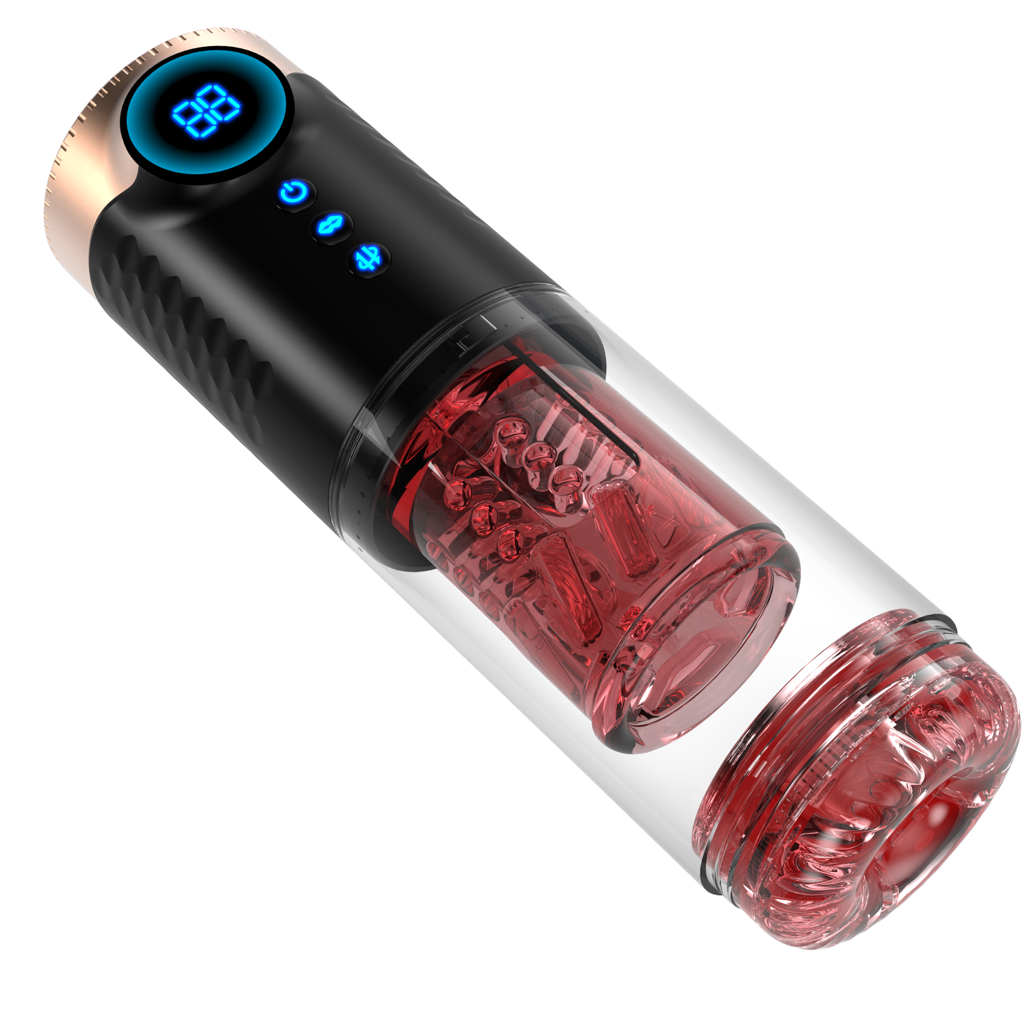 狂飙四代飞机杯丨9種頻率震動吮吸伸縮丨智能加溫丨Seappiness 西旎斯