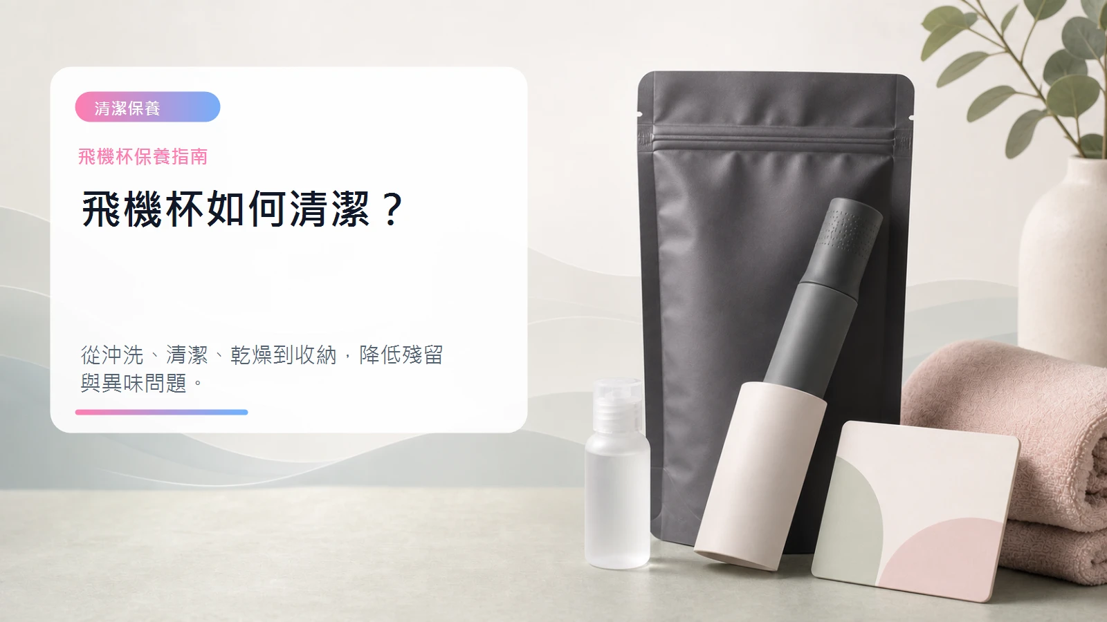 飛機杯如何清潔文章封面