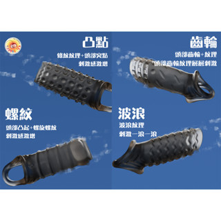 Seappiness 24h出貨 鎖精套 男用鎖精套 三重鎖精 紋理設計 降敏 情趣 加粗 加長套 男性穿戴套 情趣用品-Seappiness