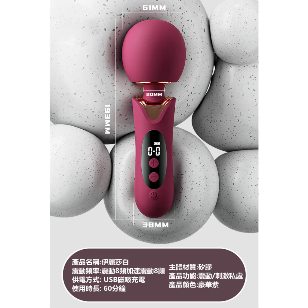 伊麗莎白大頭AV棒 - AV 女優 推薦的64種玩法震動按摩 棒