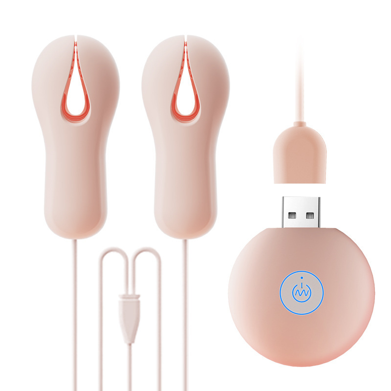 乳夾｜挑逗乳房｜兩色可選｜震動刺激乳房｜USB控制器充電｜-Seappiness
