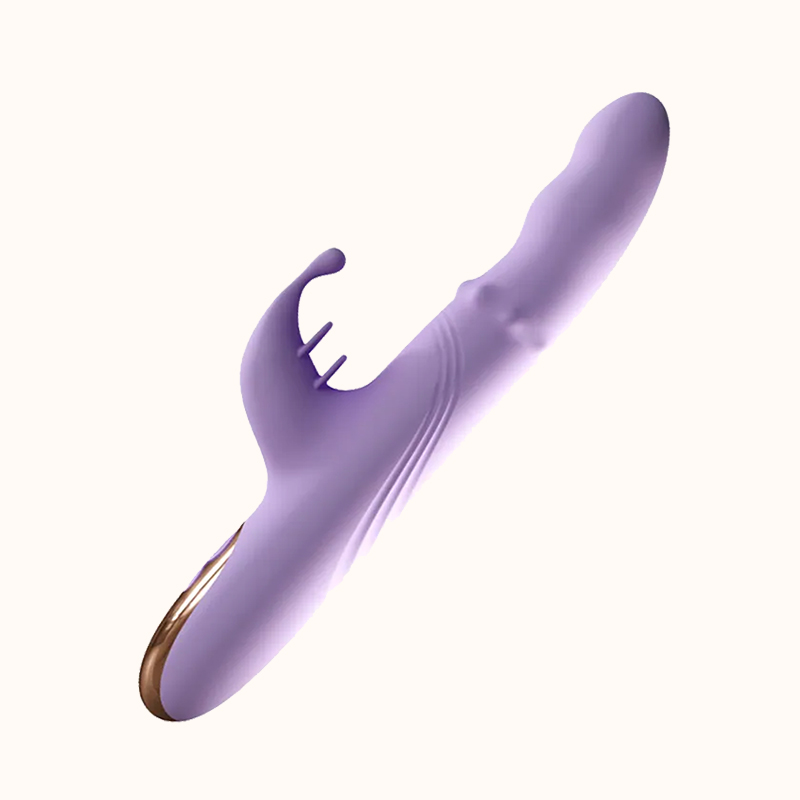 紫色悅動震動棒 | 八頻擼珠 | 七频震動
