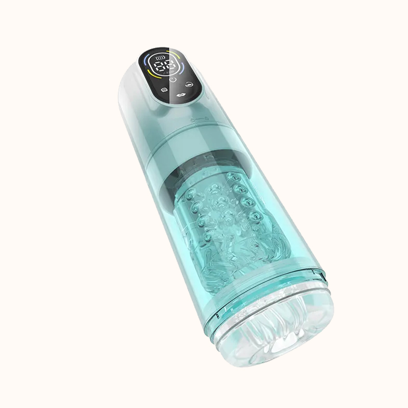 勃樂二代水浴飛機杯 | 伸縮旋轉吮吸震動 | 水浴中榨精