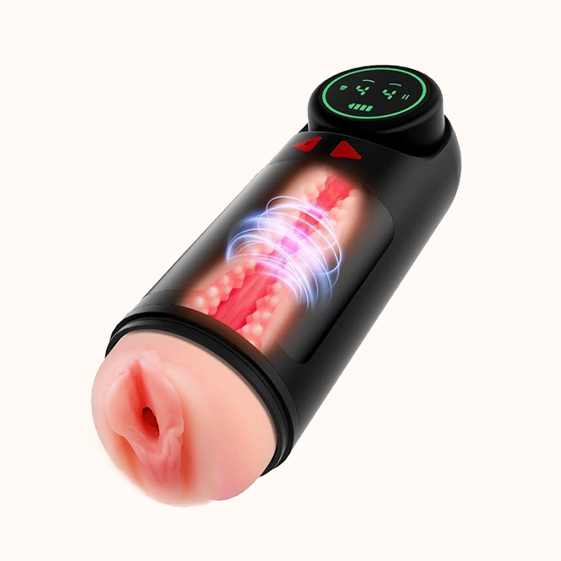 太空數顯飛機杯 | 吮吸伸縮震動一體 | 馬達數顯高配