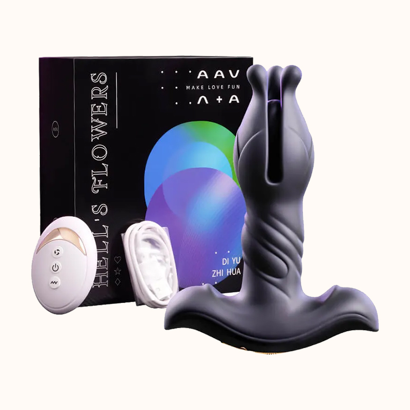 地獄之花震動肛塞 | 可開合的電動肛塞 | 別樣挑戰玩法