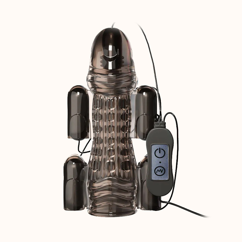 五跳訓練器｜龜頭降敏｜多方位震動按摩｜超大顆粒-Seappiness