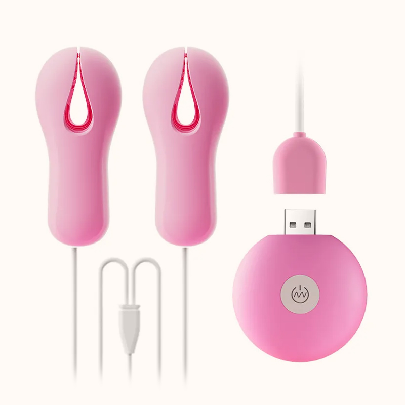 乳夾｜挑逗乳房｜兩色可選｜震動刺激乳房｜USB控制器充電｜-Seappiness