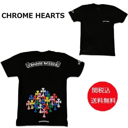 関税込 Chrome Hearts Multi Color Cross Scroll Tee Tシャツ