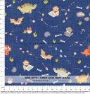 Linen Look Navy Jeans