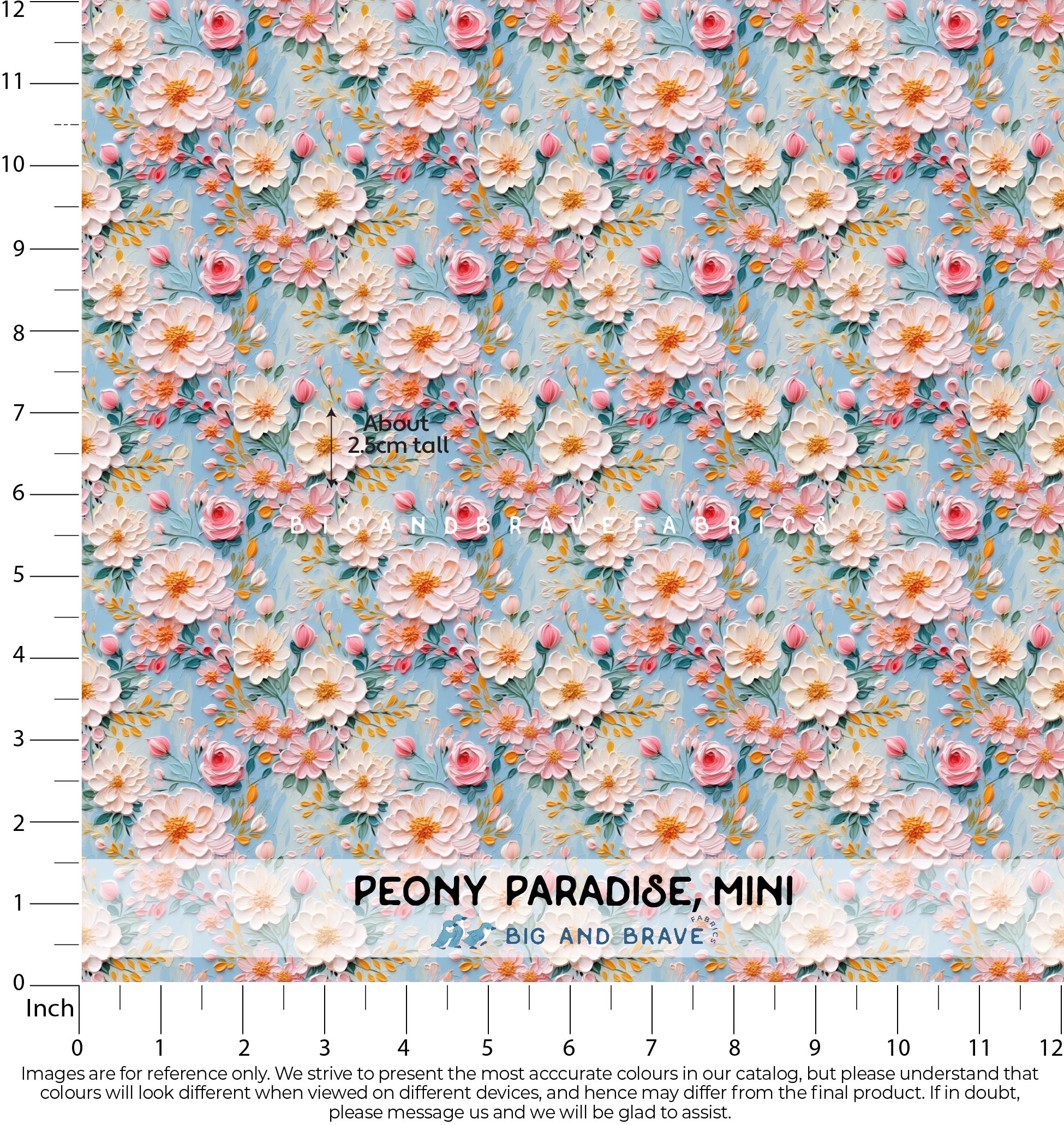 Peony Paradise, Reg/Small/Mini