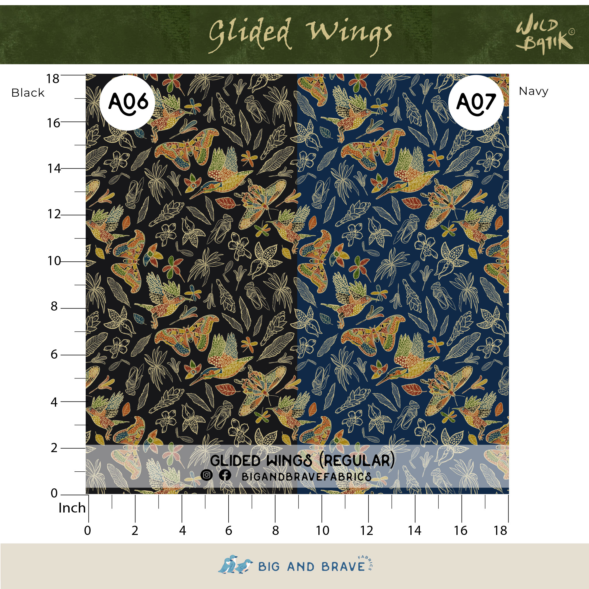 Glided Wings, Classic Colours