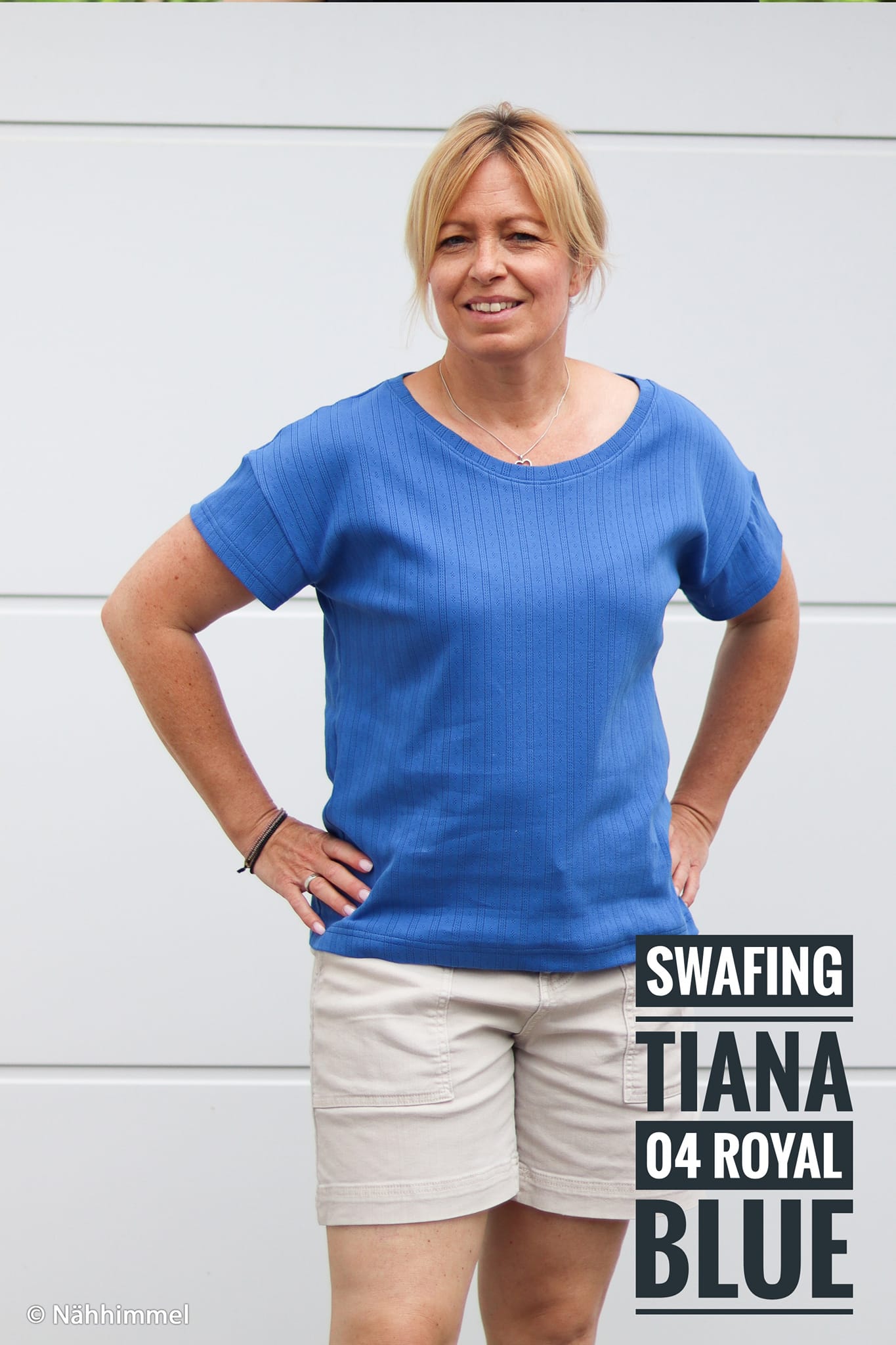 Eyelet Knit, TIANA Cotton Jersey by Swafing (per 1/2 yd)