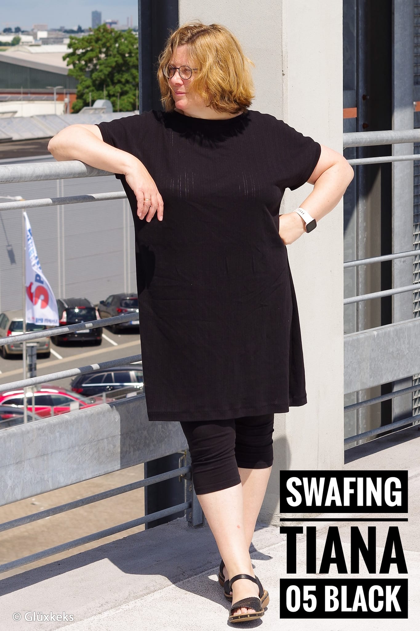 Eyelet Knit, TIANA Cotton Jersey by Swafing (per 1/2 yd)