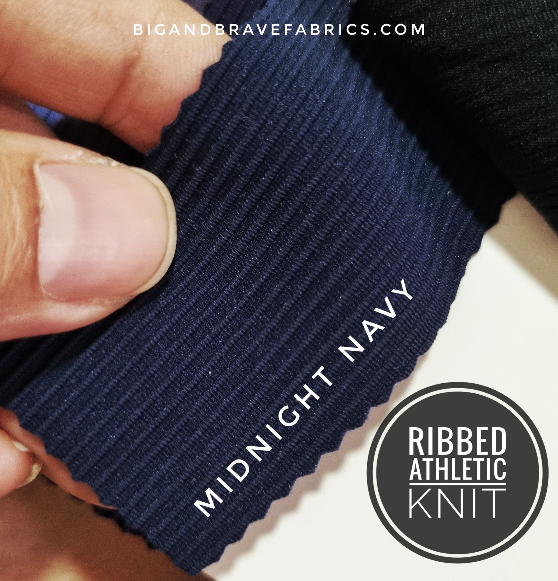 Ribbed Athletic Knit, 60", Assorted Colours