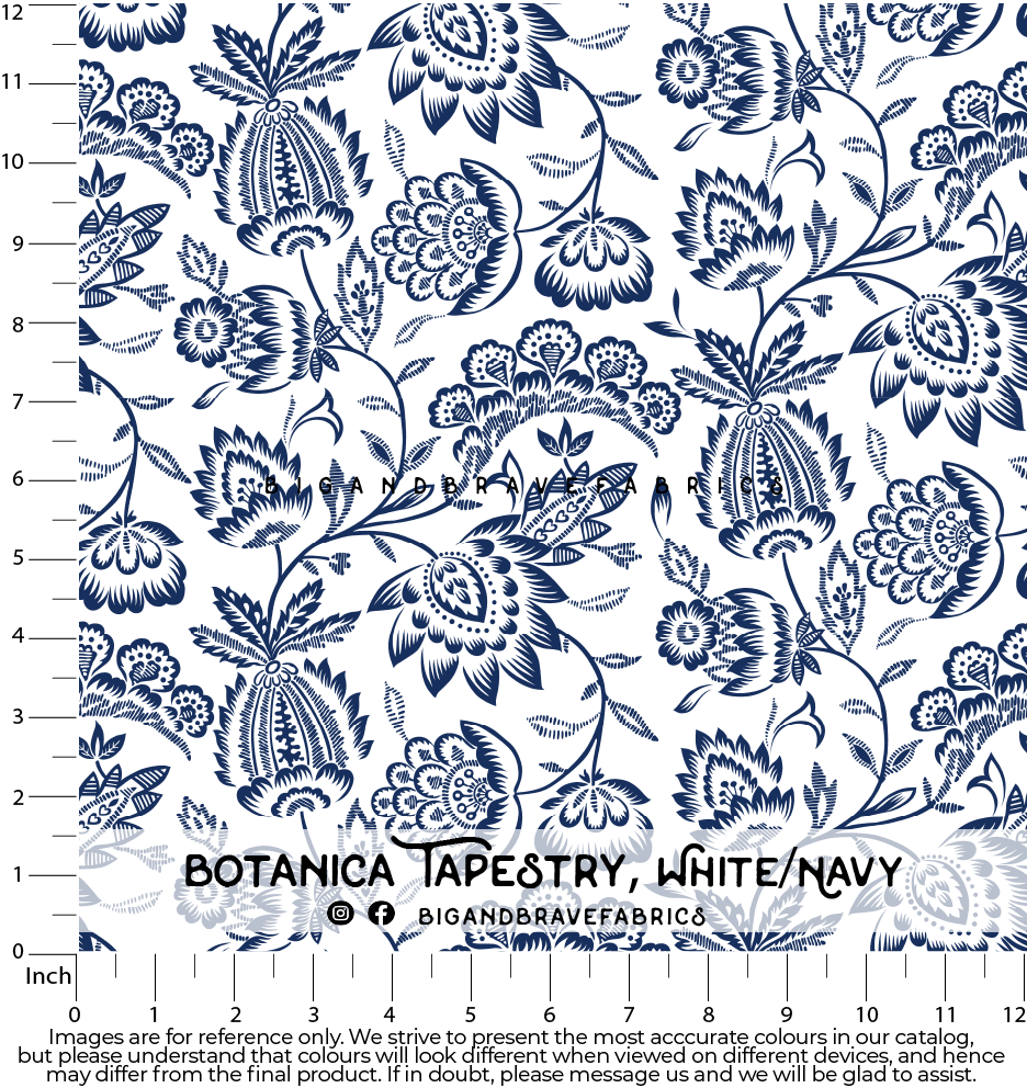Cobbled vinyls - Botanica Tapestry, Assorted Colours