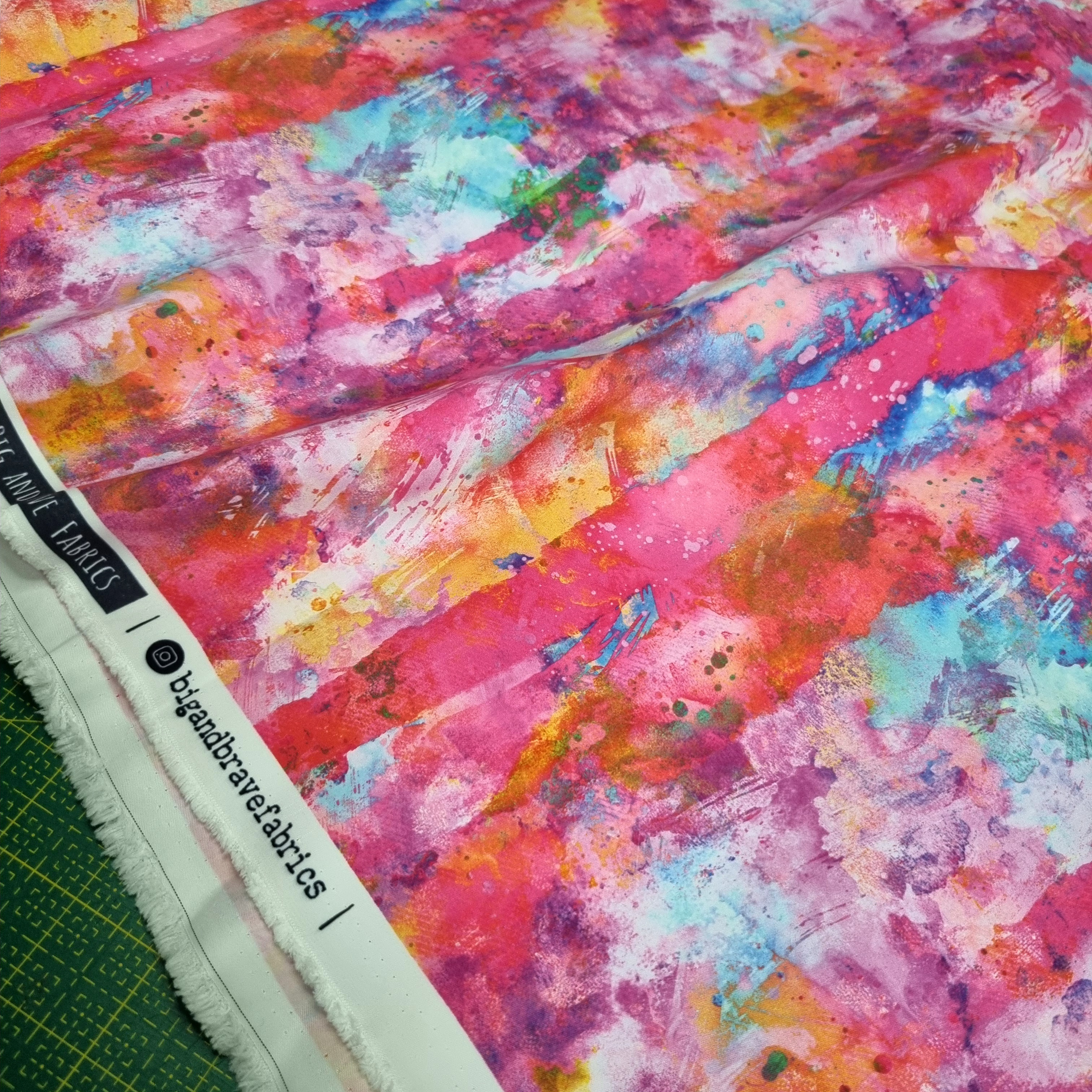 Aqua Pink, Water-resistant Boardshorts by the yard