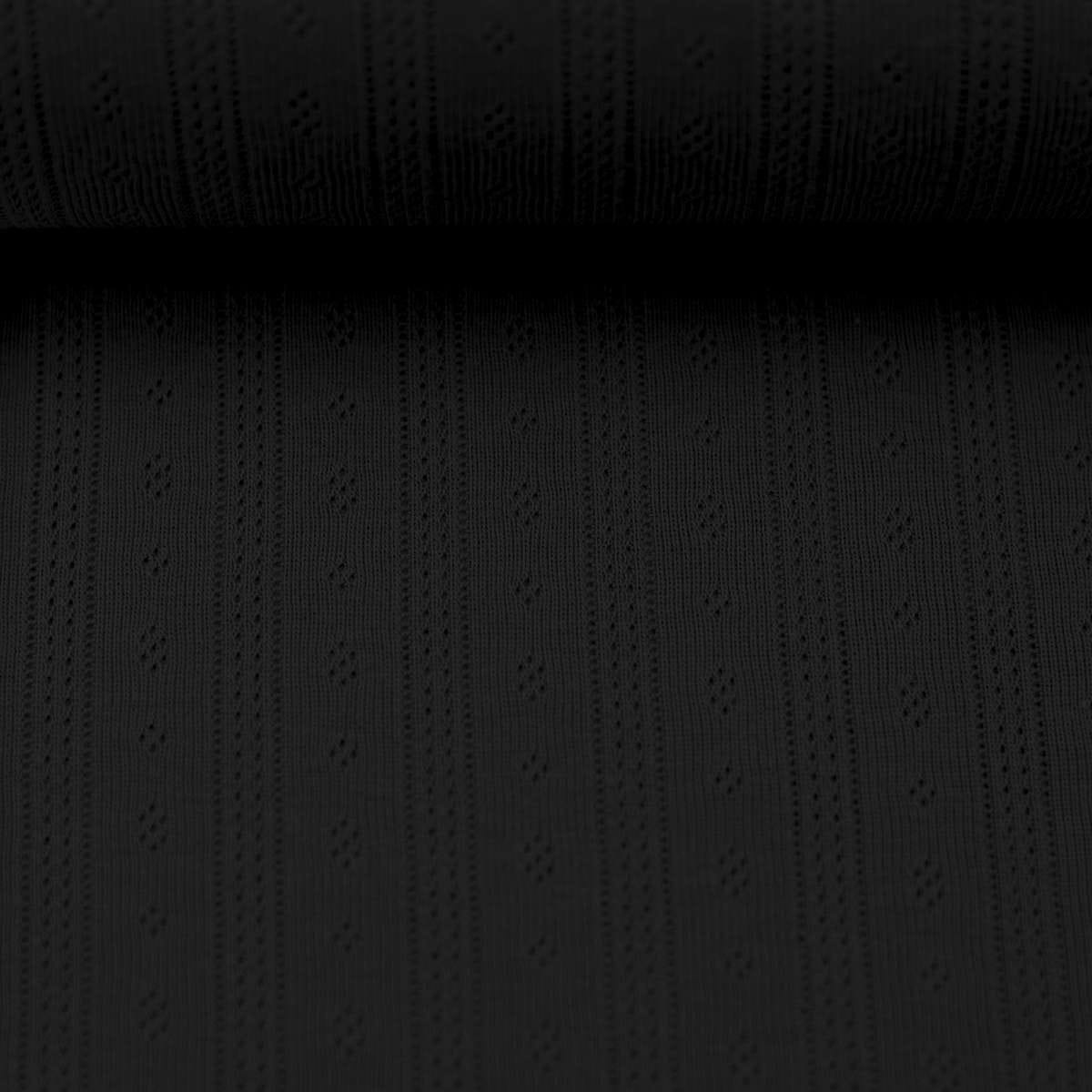 Eyelet Knit, TIANA Cotton Jersey by Swafing (per 1/2 yd)