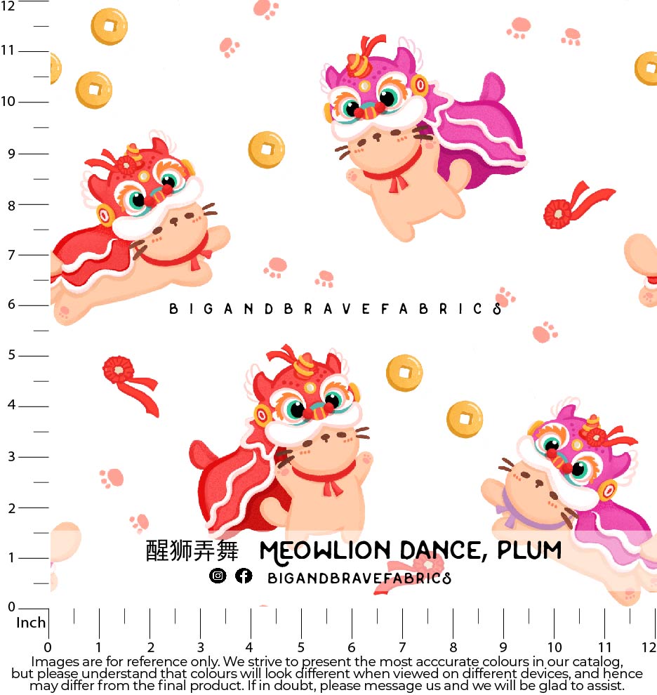 Meowlion Dance (PLUM), Assorted Colours