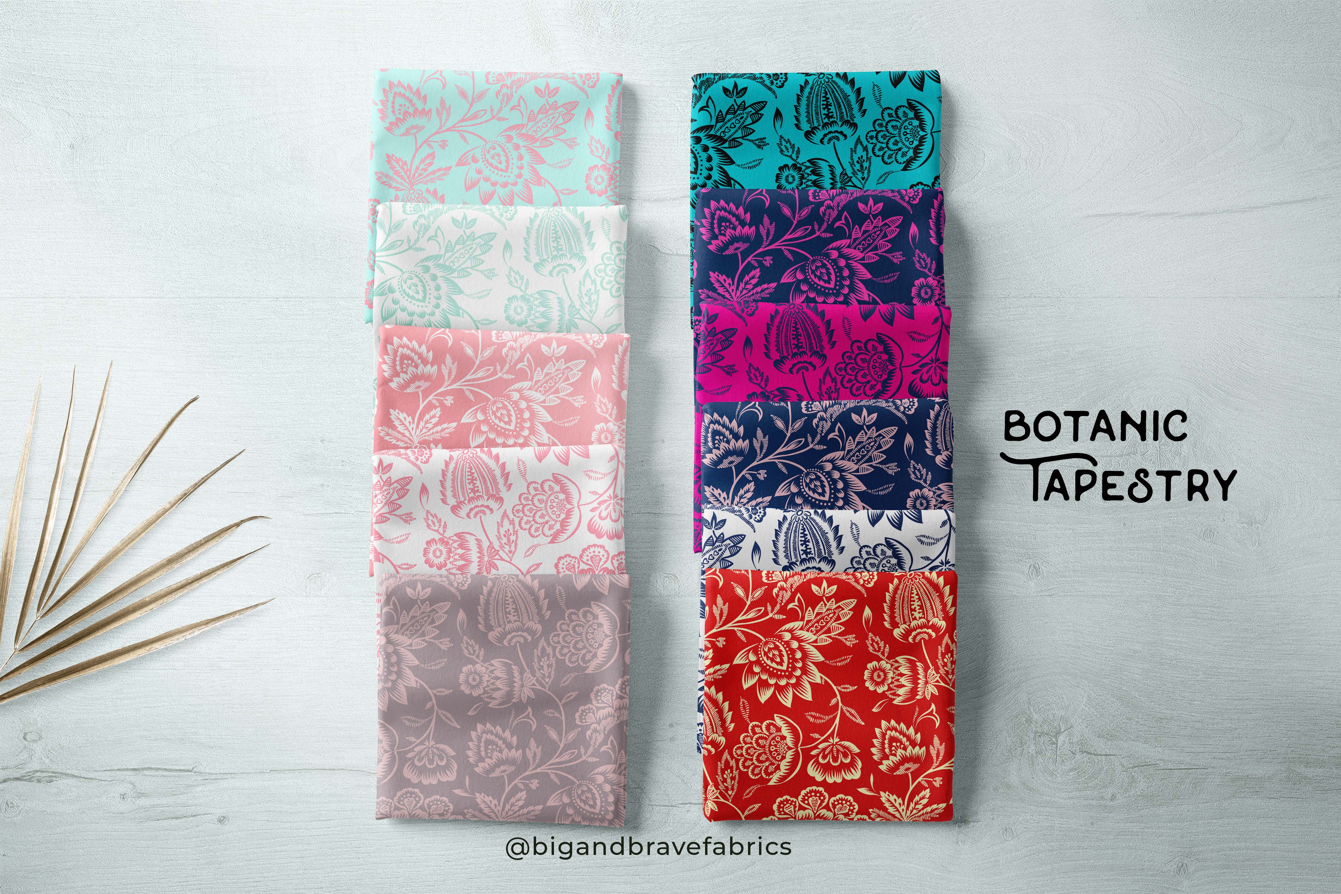 Cobbled vinyls - Botanica Tapestry, Assorted Colours