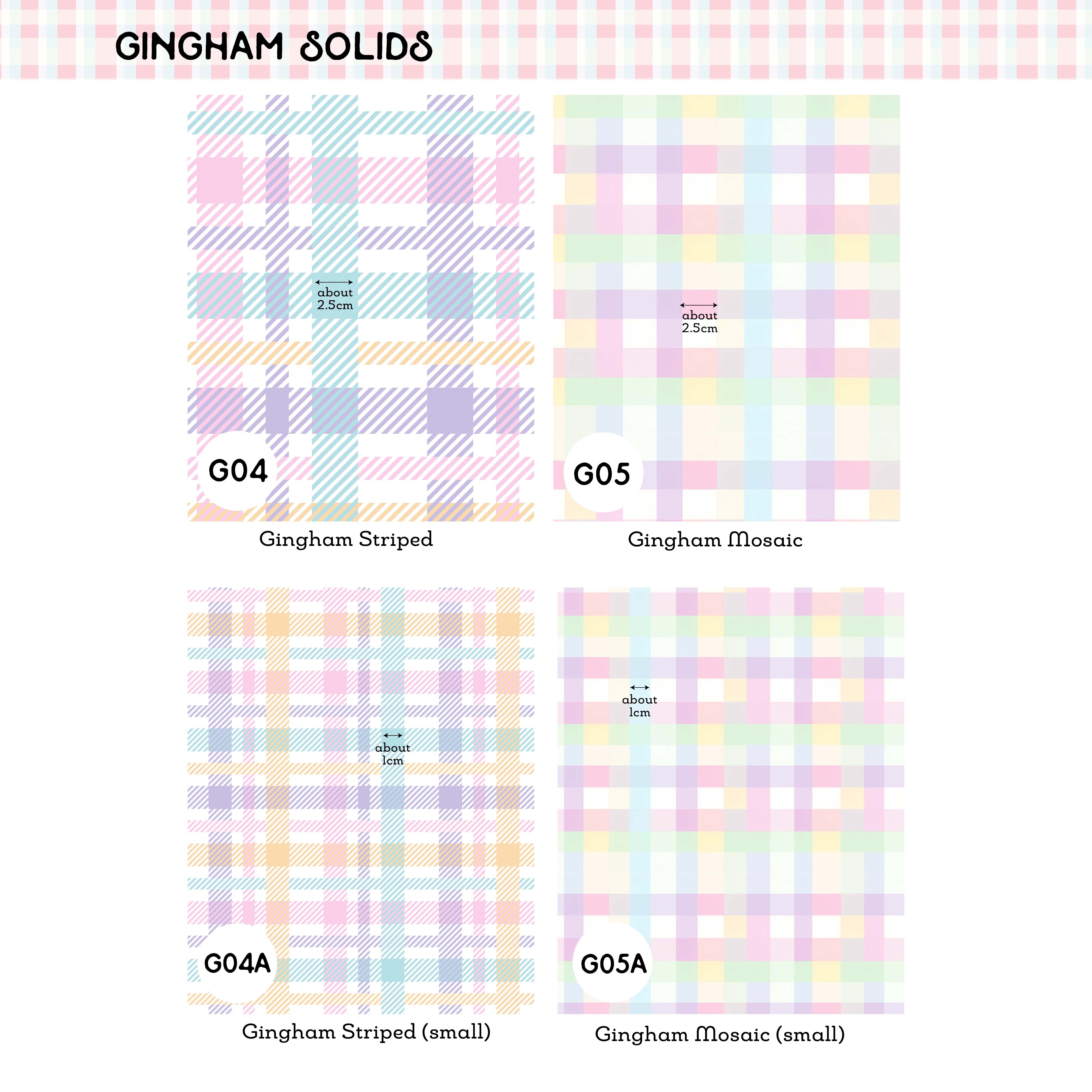 2025 Assorted Ginghams