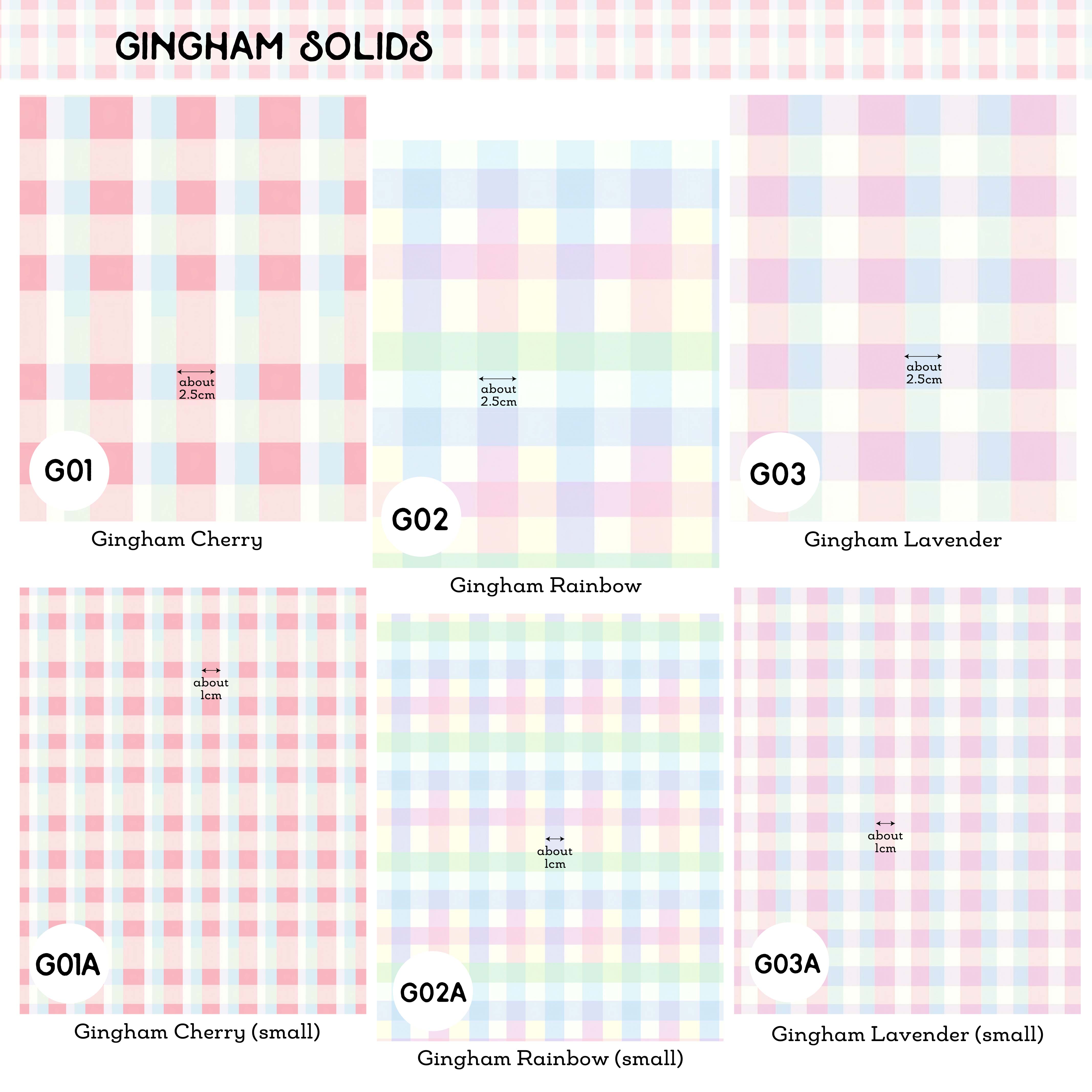 2025 Assorted Ginghams