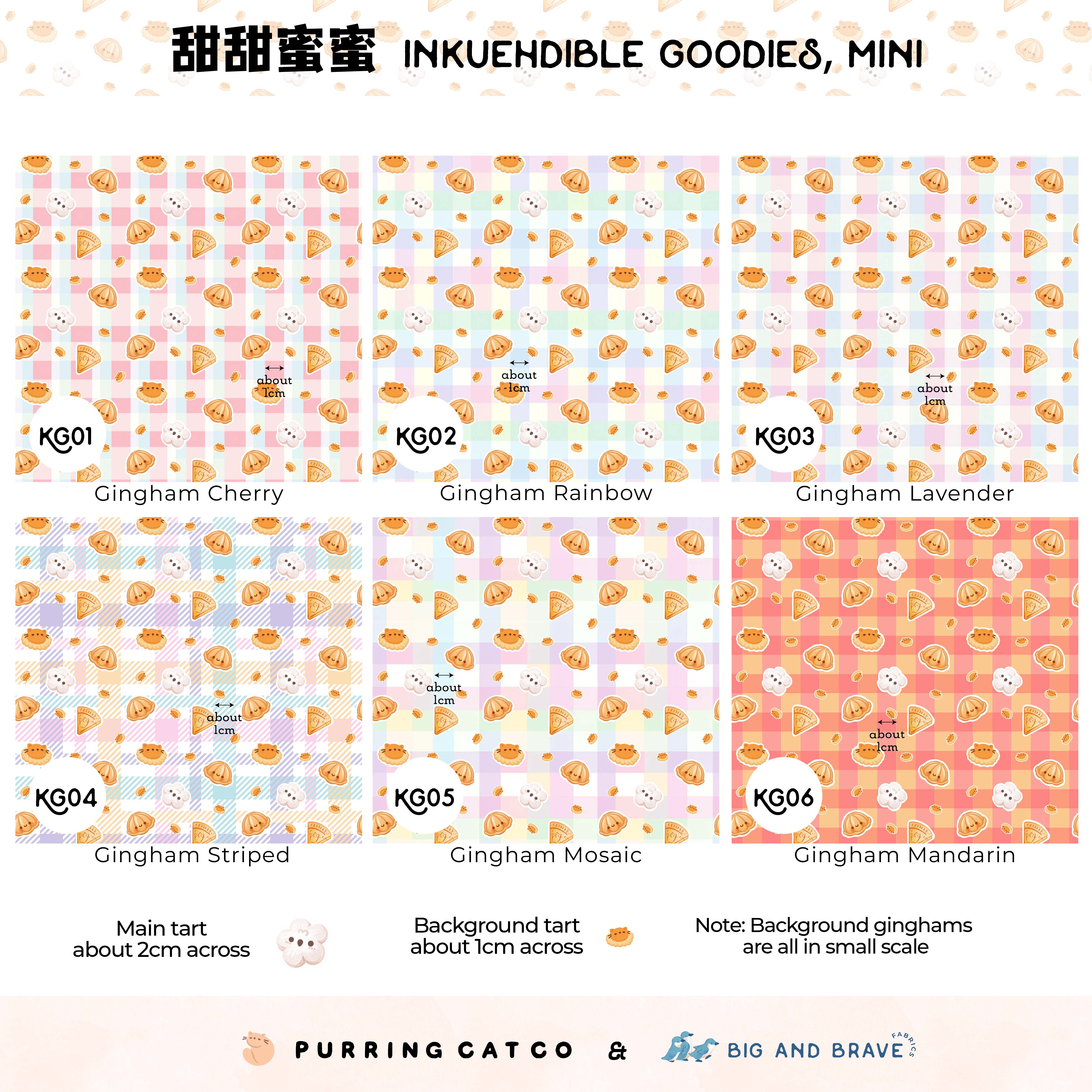 2025 Inkuehdible Goodies, Assorted Ginghams