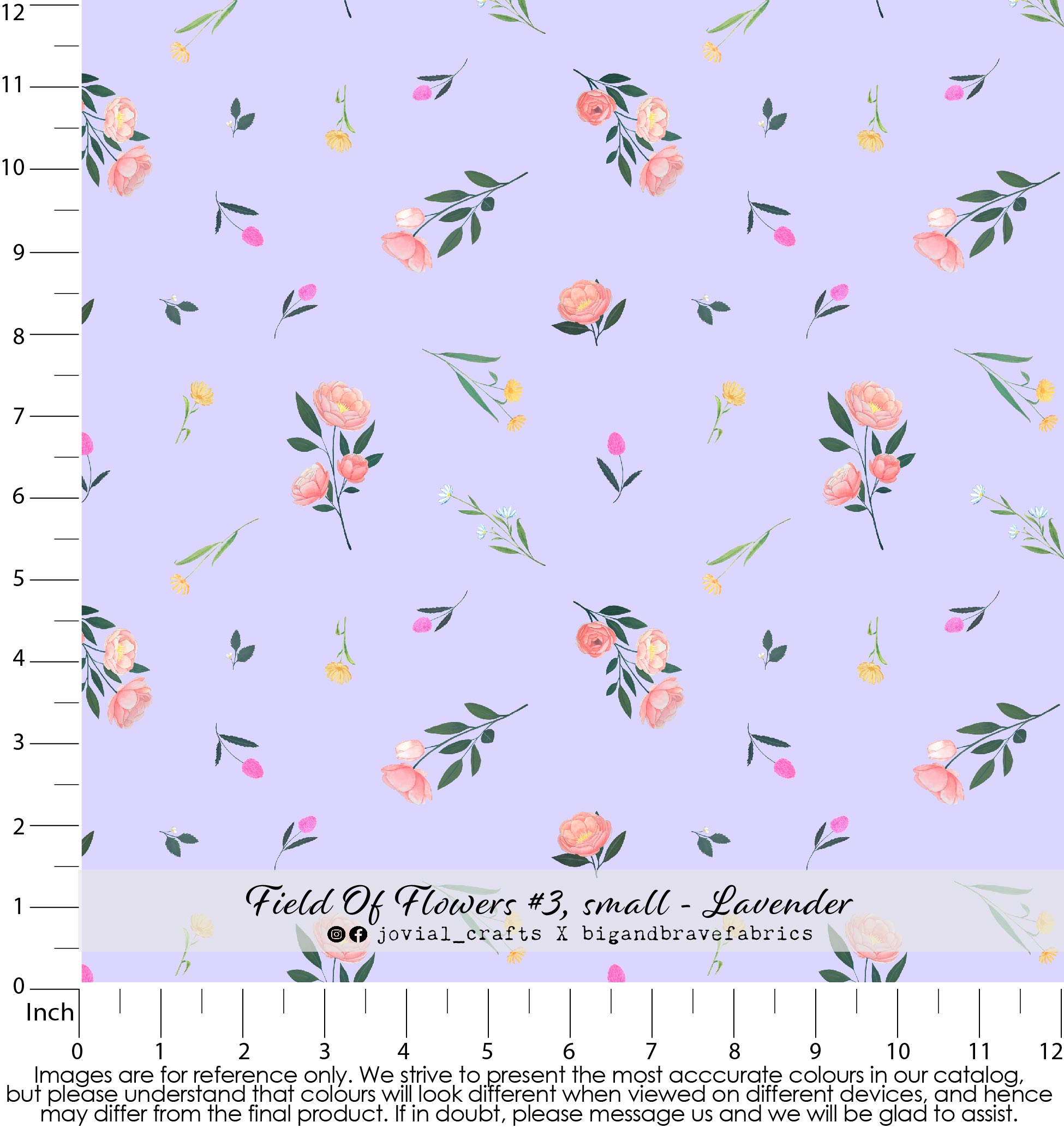 Field Of Flowers #3, Reg/Small, Assorted Colours