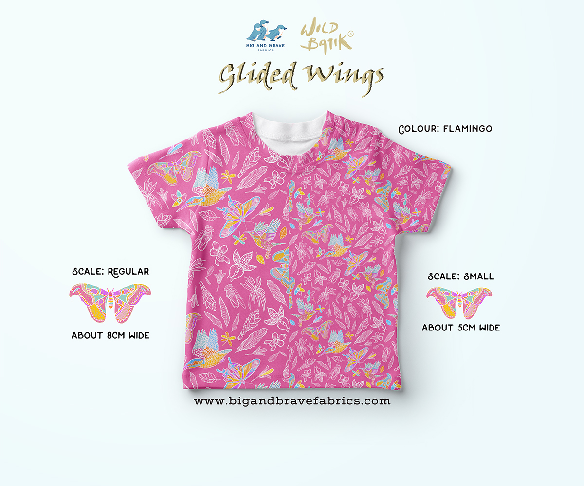 Glided Wings, Pastel Colours
