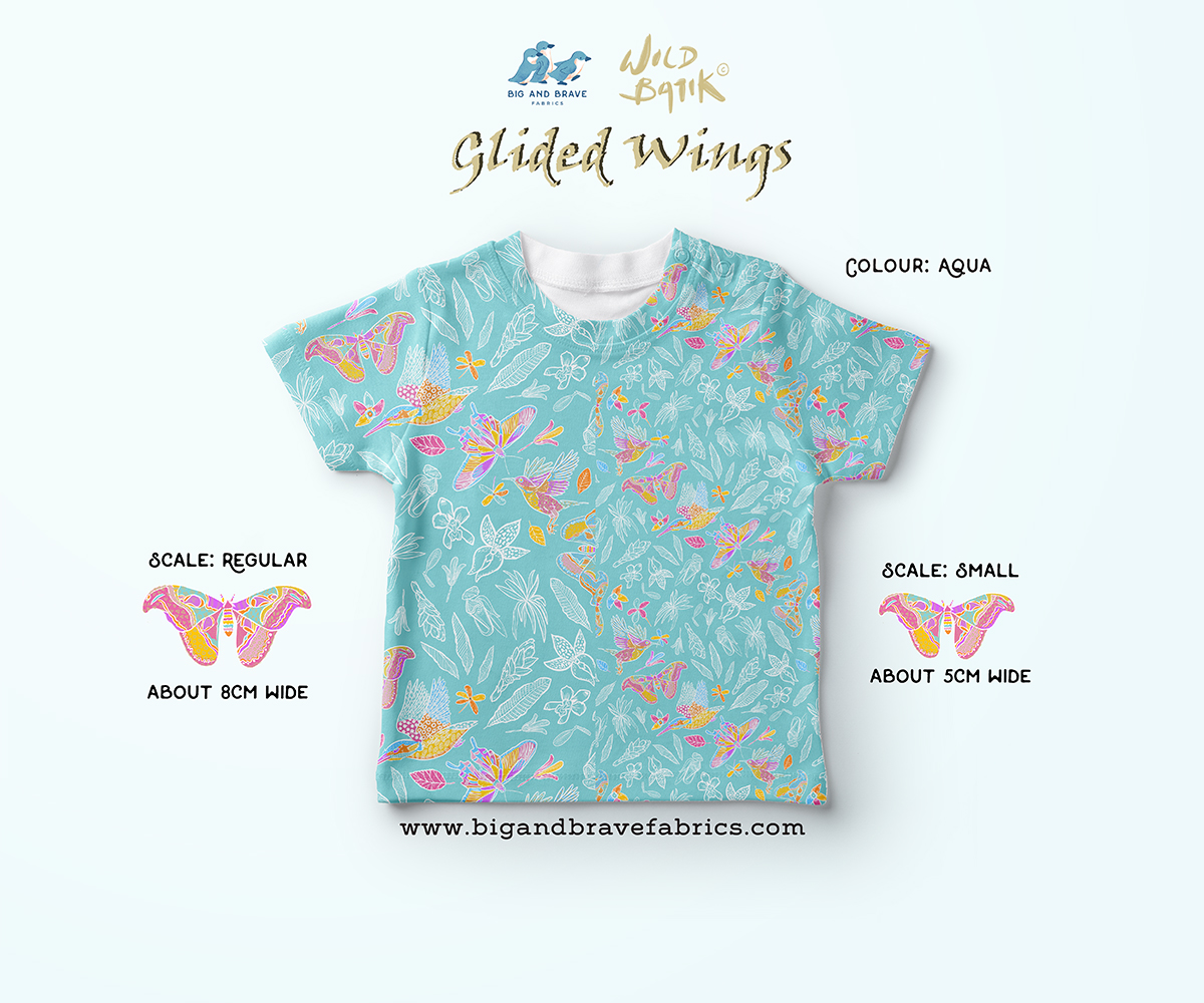Glided Wings, Pastel Colours
