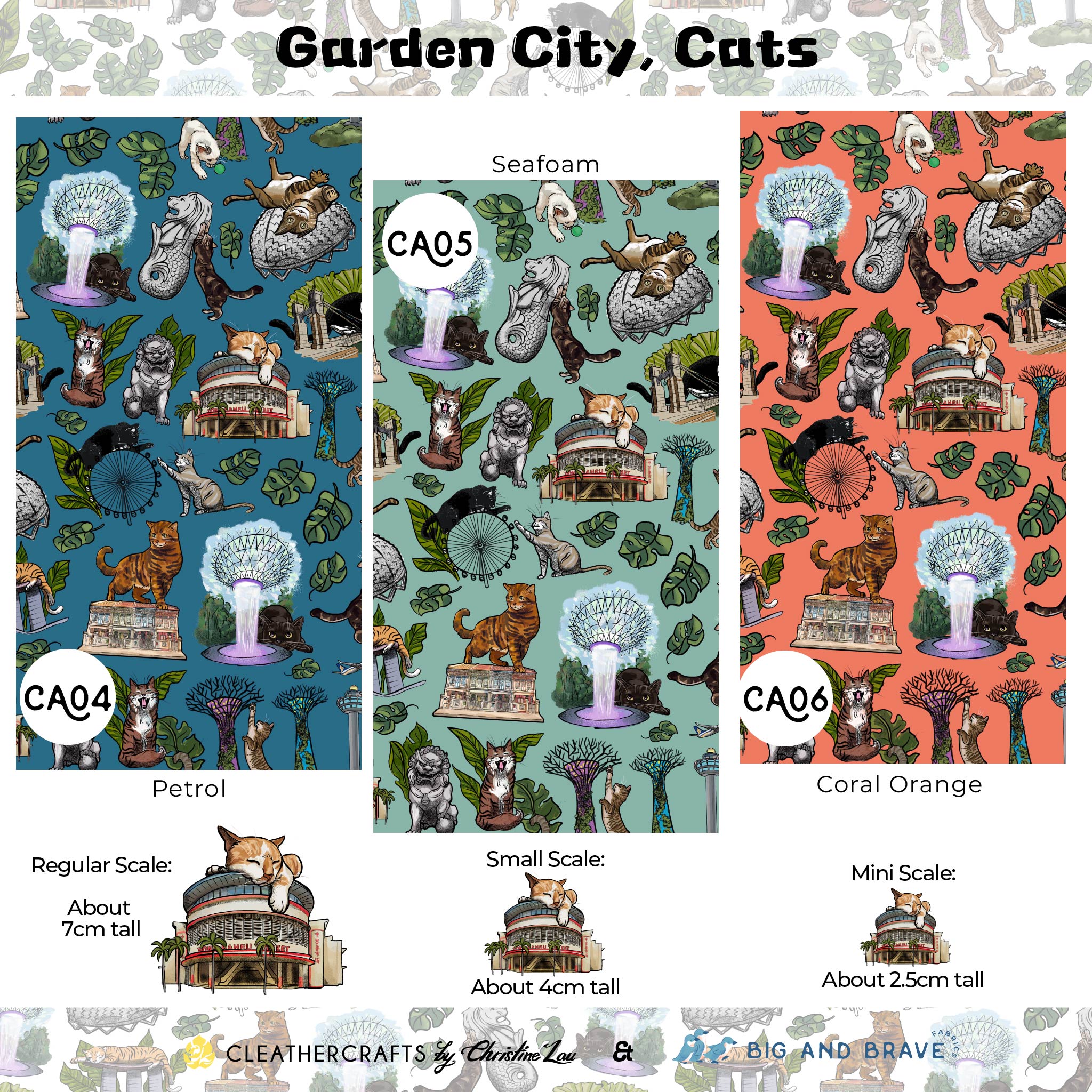 Garden City, Cats, Assorted Colours