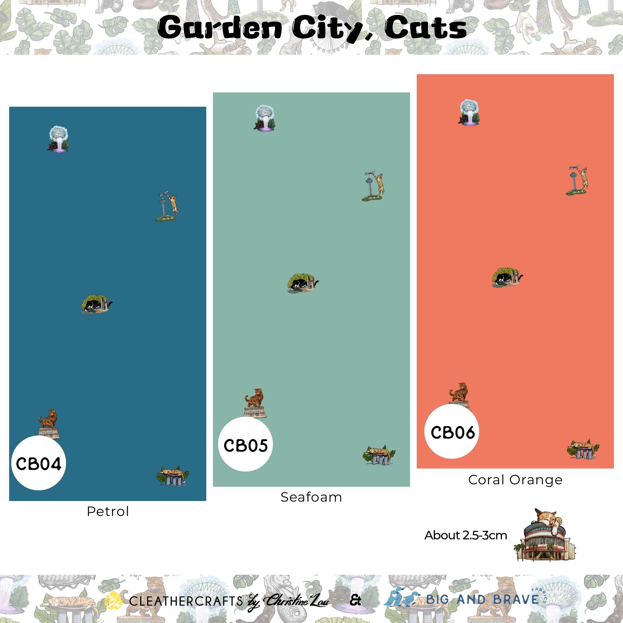 Garden City, Little Cats - Assorted Colours