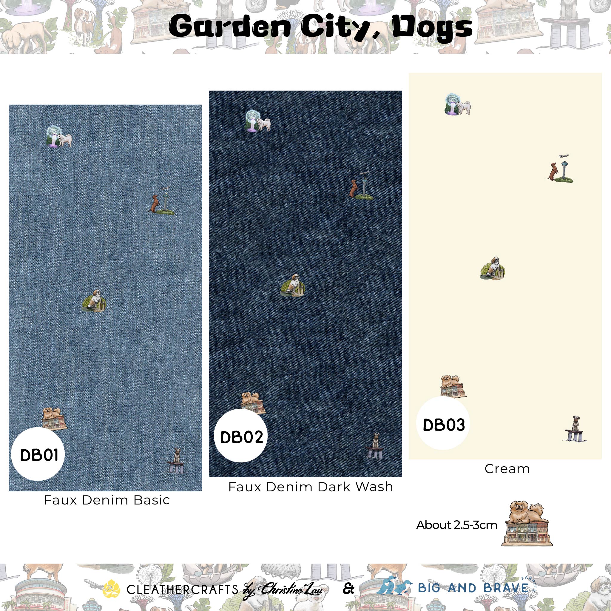 Garden City, Little Dogs - Assorted Colours