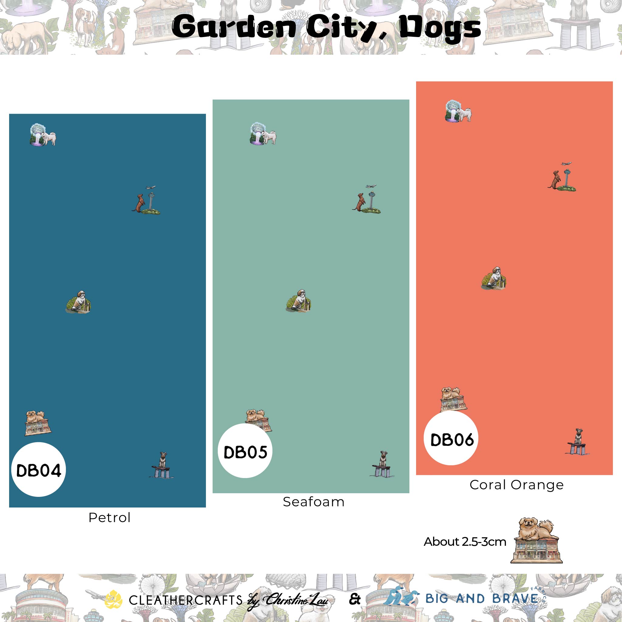 Garden City, Little Dogs - Assorted Colours