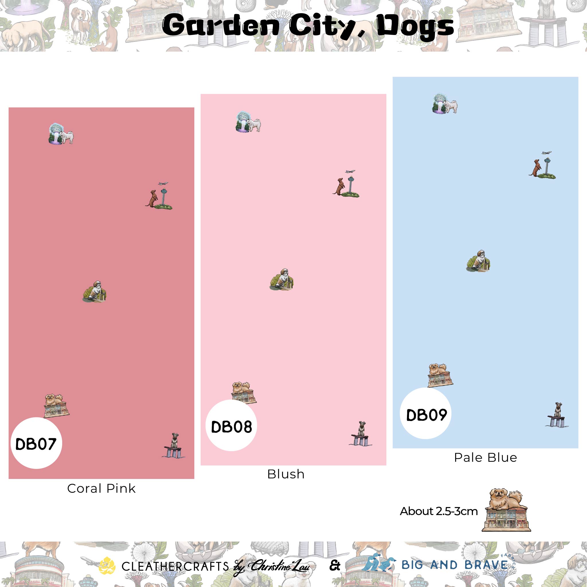 Garden City, Little Dogs - Assorted Colours