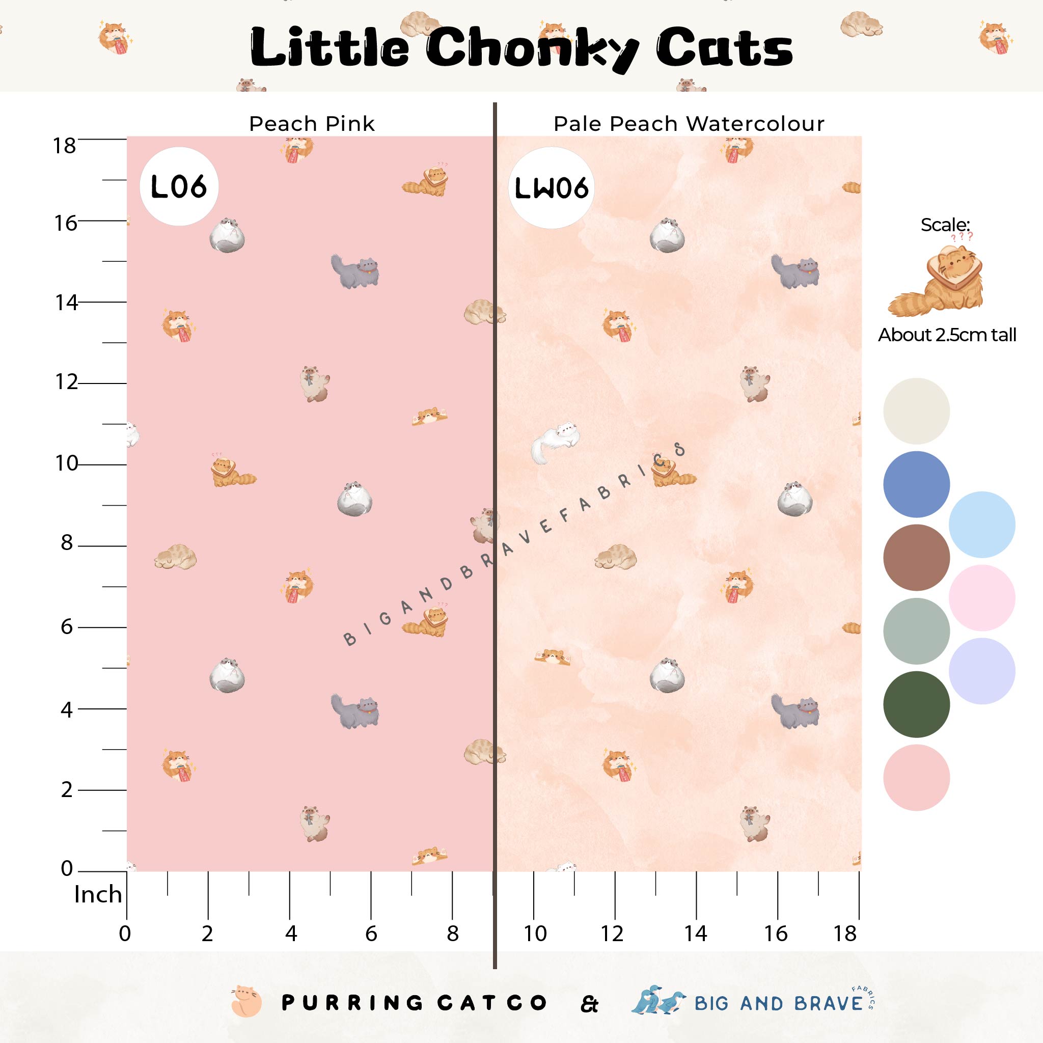Little Chonky Cats, Assorted Colours