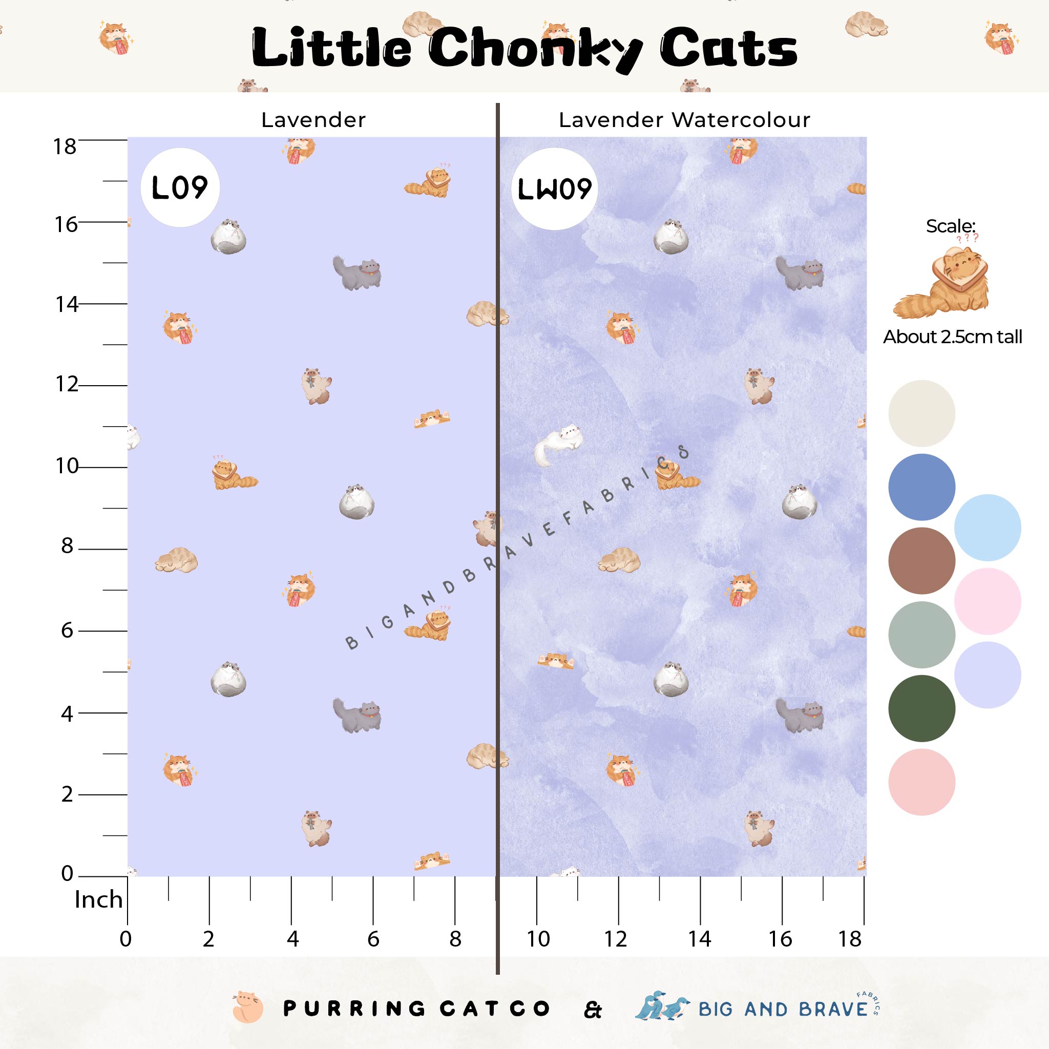 Little Chonky Cats, Assorted Colours