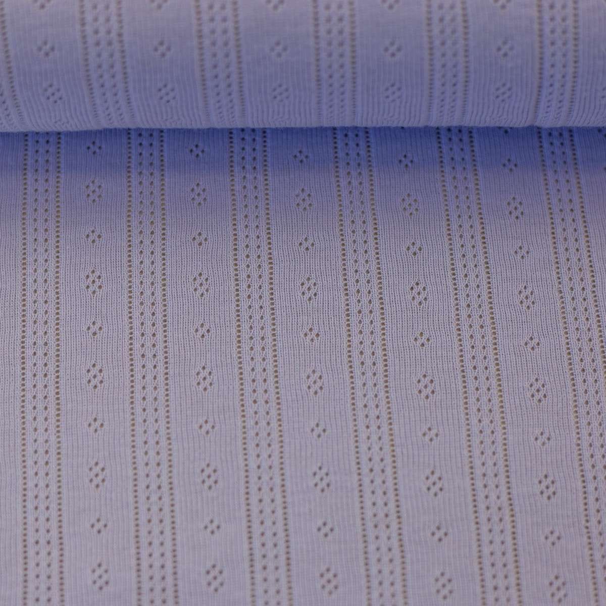 Eyelet Knit, TIANA Cotton Jersey by Swafing (per 1/2 yd)