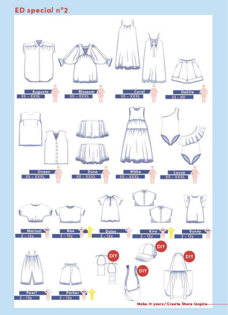 Fibre Mood Sewing Magazine: Pattern Book Special n°2