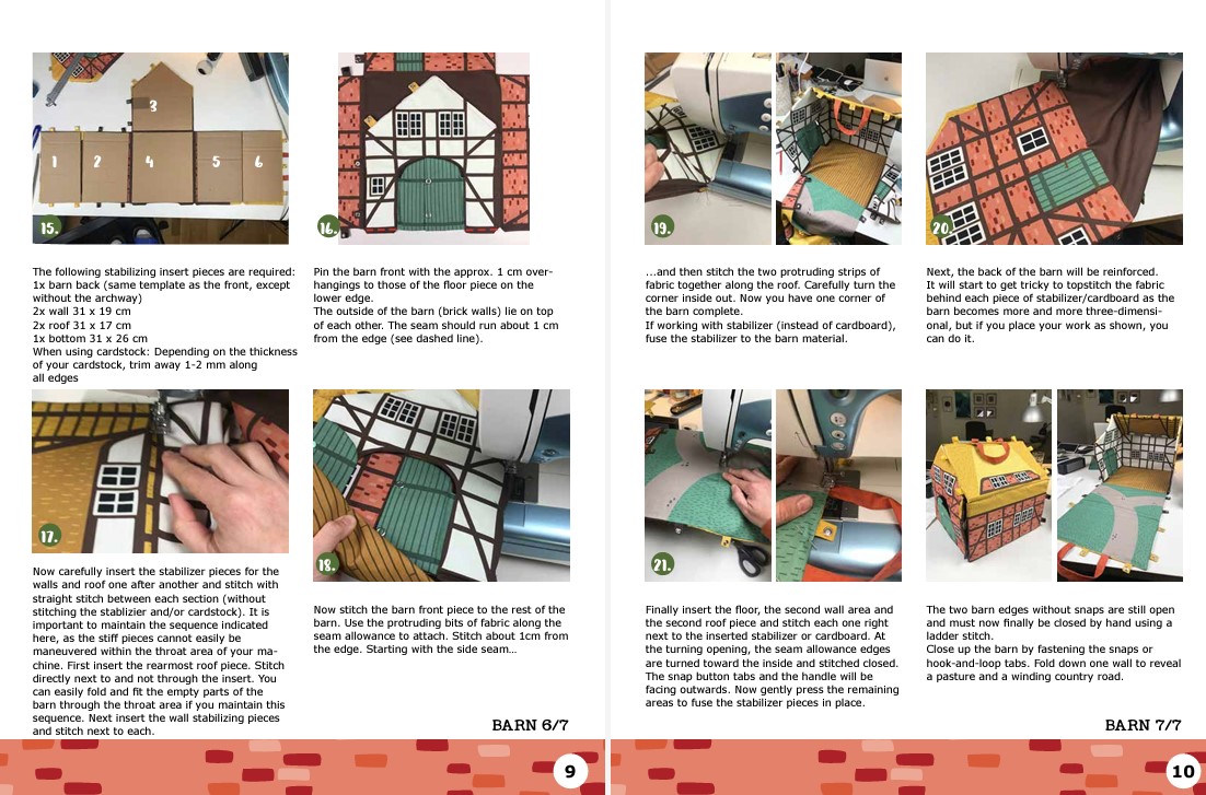 Käselotti Animal Friends & My Happy Farm Sewing Panels by SWAFING