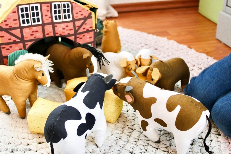 Käselotti Animal Friends & My Happy Farm Sewing Panels by SWAFING
